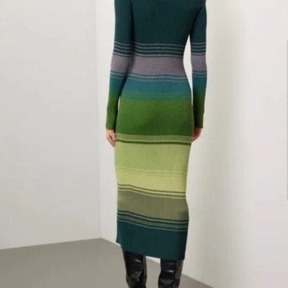 STAUD Pine Forest Shoko Dress Size XL - Picture 2 of 5